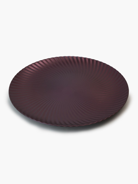 Тарелка декоративная "Ribbed glow" 33 см