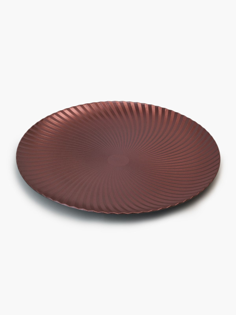 Тарелка декоративная "Ribbed glow" 33 см