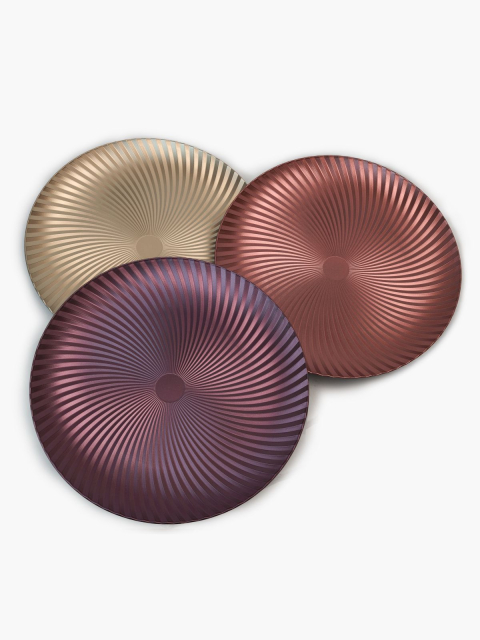 Тарелка декоративная "Ribbed glow" 33 см