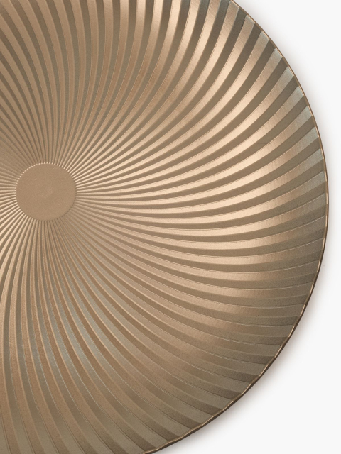 Тарелка декоративная "Ribbed glow" 33 см