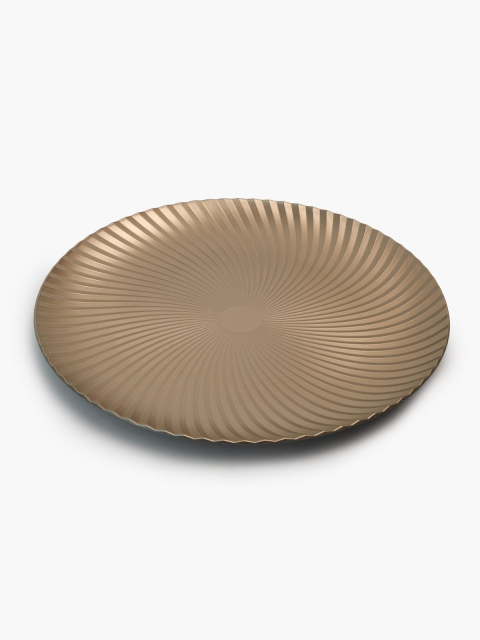 Тарелка декоративная "Ribbed glow" 33 см