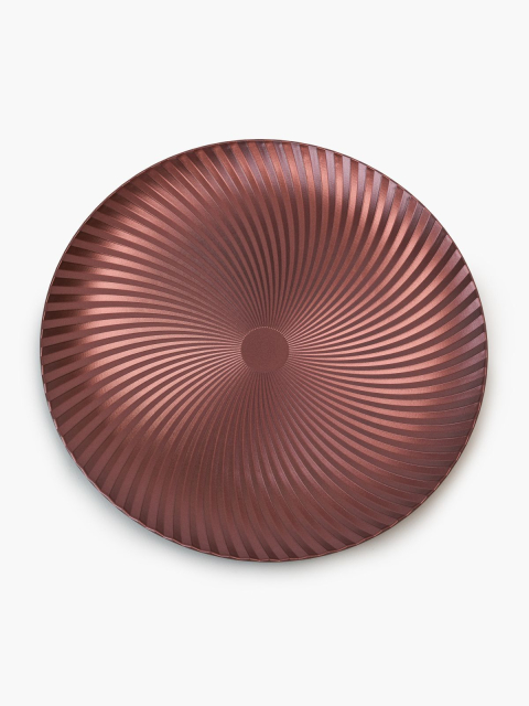 Тарелка декоративная "Ribbed glow" 33 см