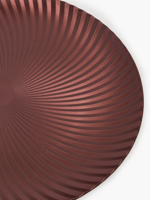 Тарелка декоративная "Ribbed glow" 33 см