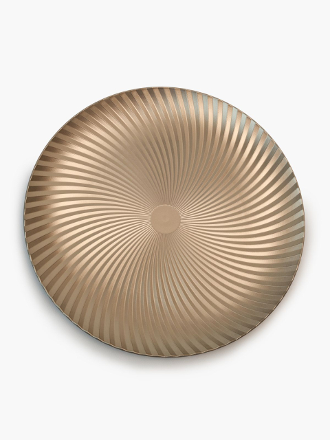 Тарелка декоративная "Ribbed glow" 33 см