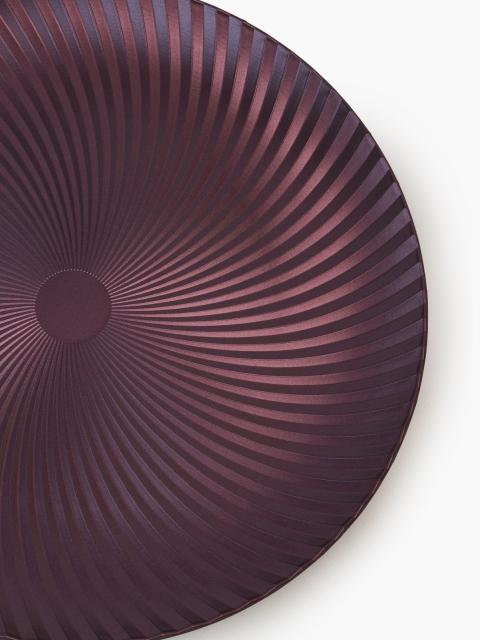 Тарелка декоративная "Ribbed glow" 33 см