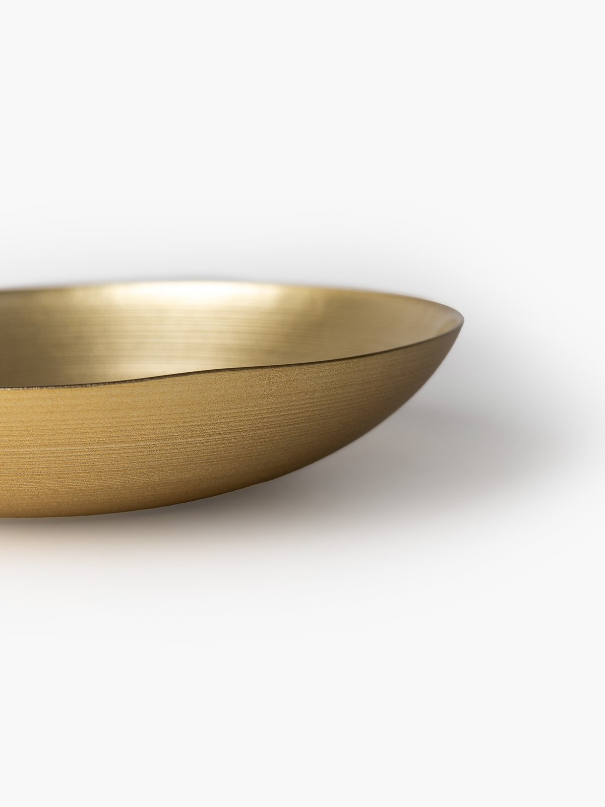 Тарілка глибока скляна "GOLD DREAM" 30 см