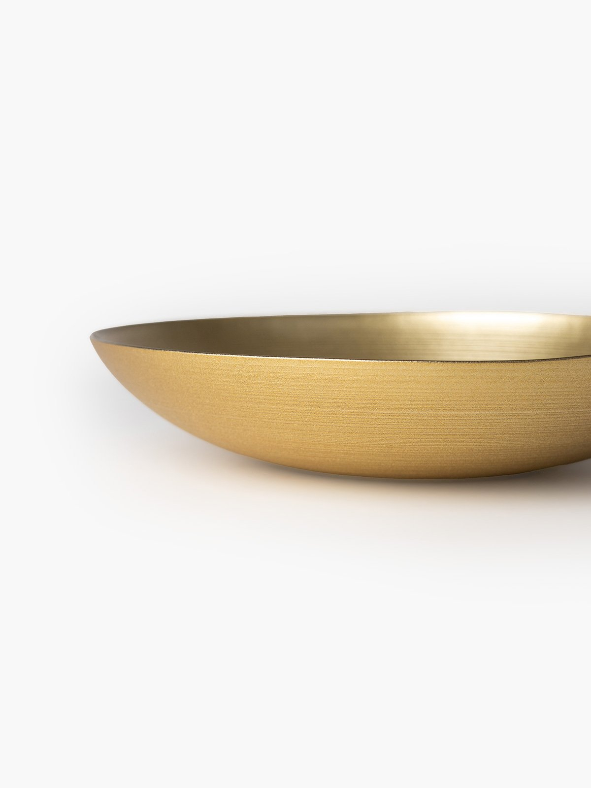 Тарілка глибока скляна "GOLD DREAM" 30 см
