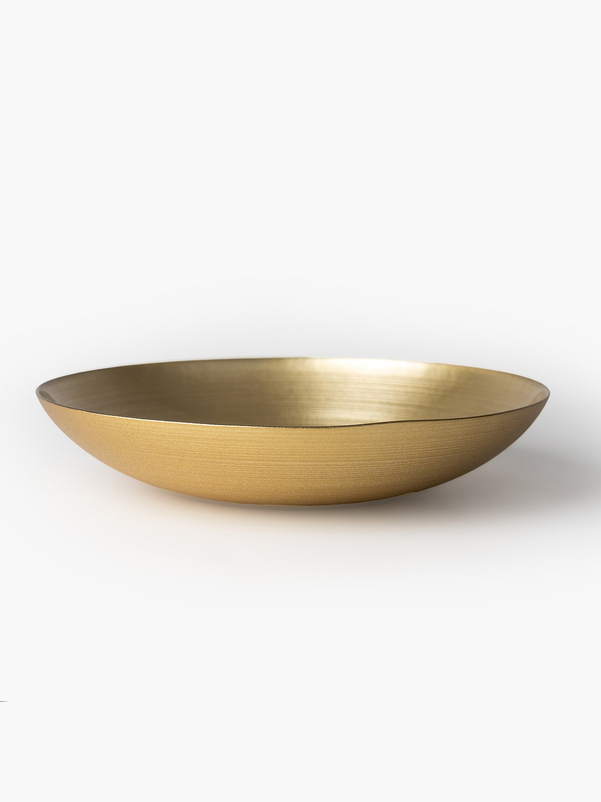 Тарілка глибока скляна "GOLD DREAM" 30 см
