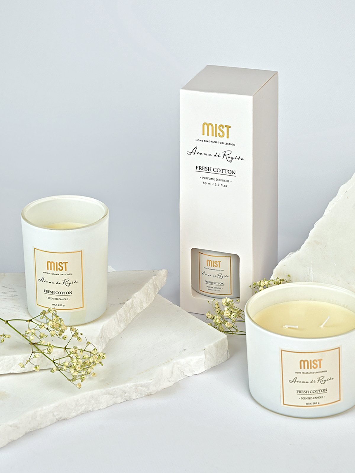 Свеча ароматическая "FRESH COTTON"