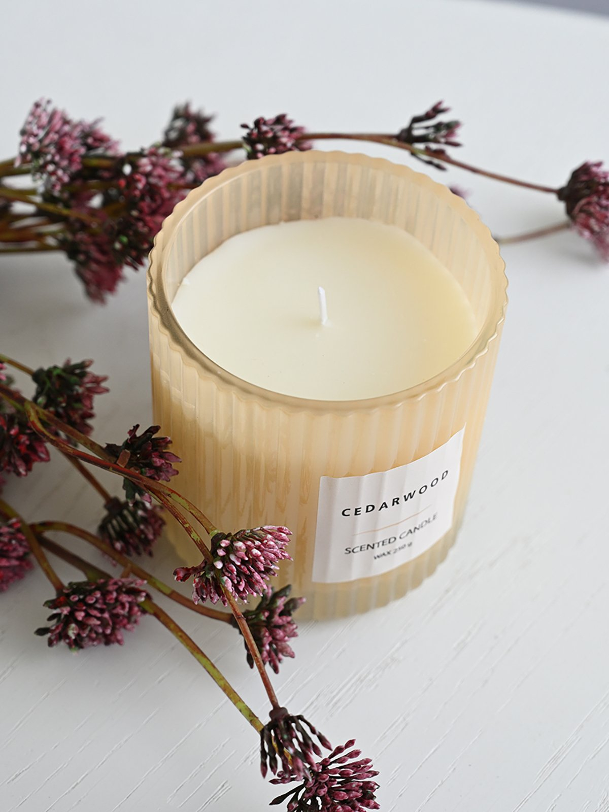 Свічка ароматична "IVORY CEDAR WOOD ORANGE"