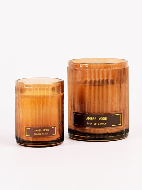 Свічка ароматична "AMBER WOOD" 130 мм