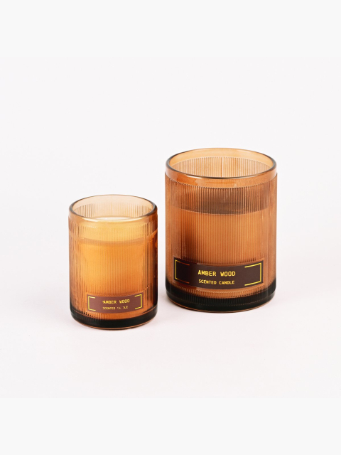 Свічка ароматична "AMBER WOOD" 130 мм